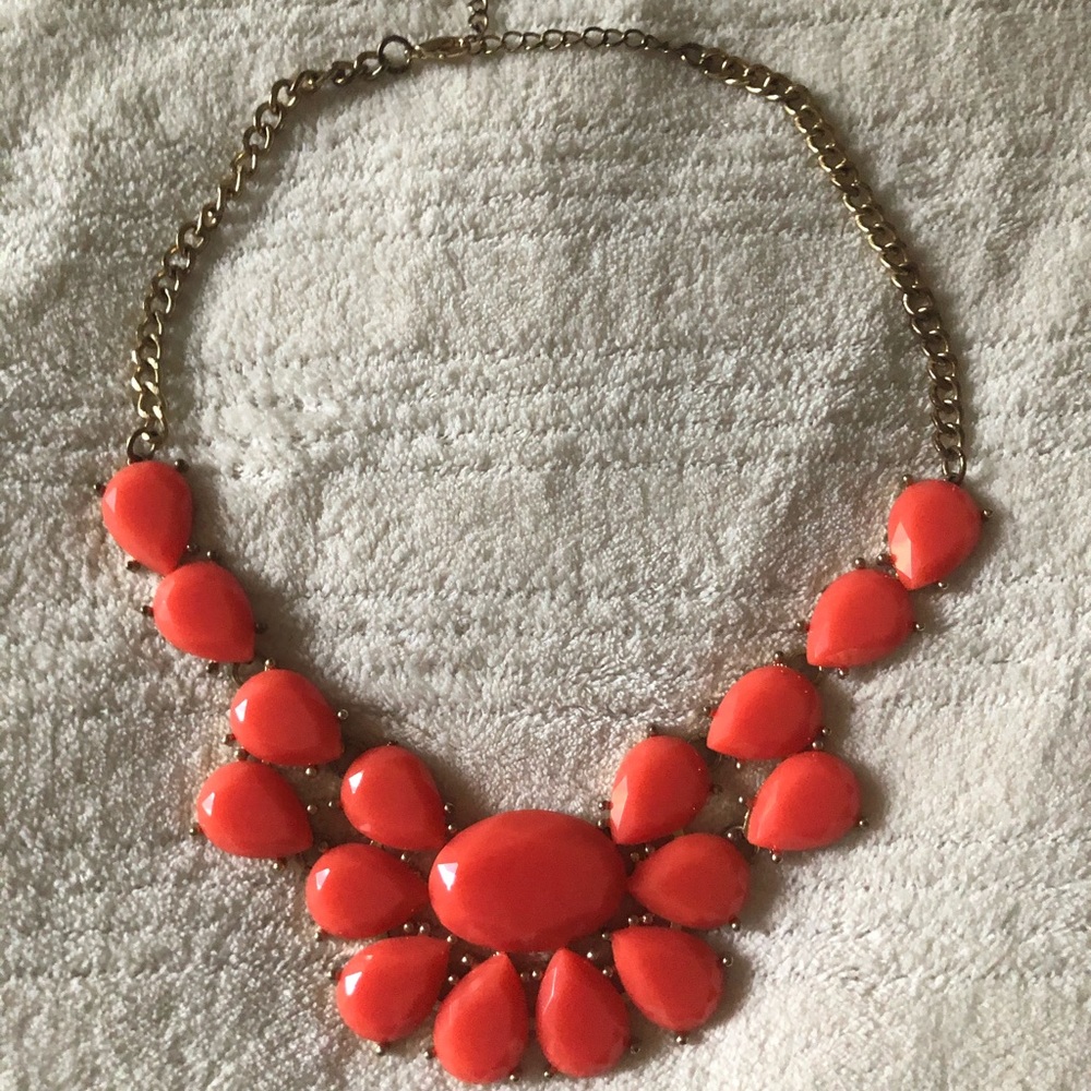Coral Statement Necklace